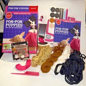 Klutz Pom-Pom Puppies SC Book Make Your Own Adorable Dogs MISSING PARTS